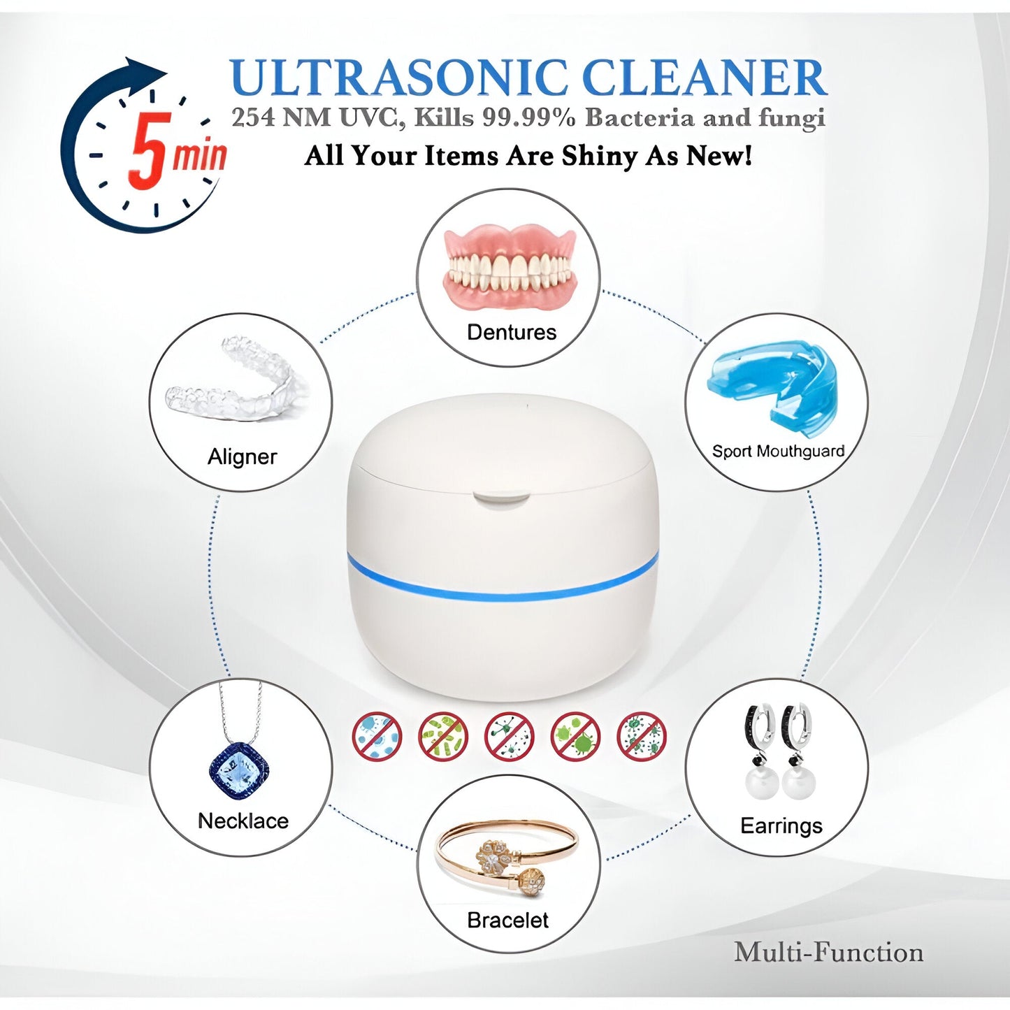 DivineClean™ – Ultrasonic Multi-Purpose Cleaner
